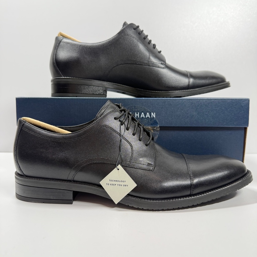 NIB • Cole Haan Modern Essentials Leather Plain Toe Oxfords Size: 10.5